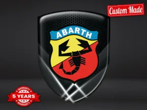Fiat Abarth Business Sticker Labels Pro Max Lasting Modern